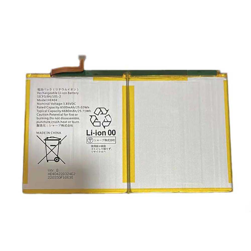 3.85V 6500mAh HE404 Tablet Battery for Sharp HE404
