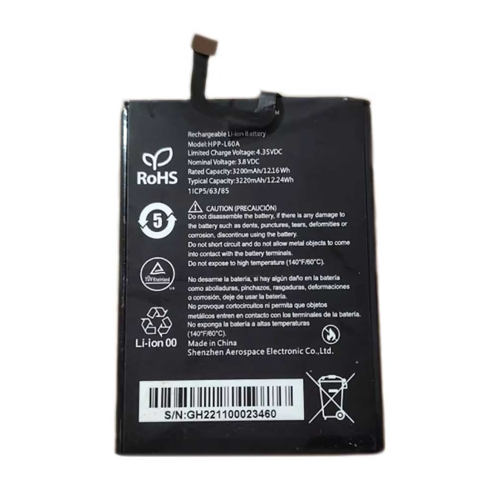 3.8V 3200mAh HPP-L60A Smartphone Battery for Hotpepper Chilaca HPP-L60A