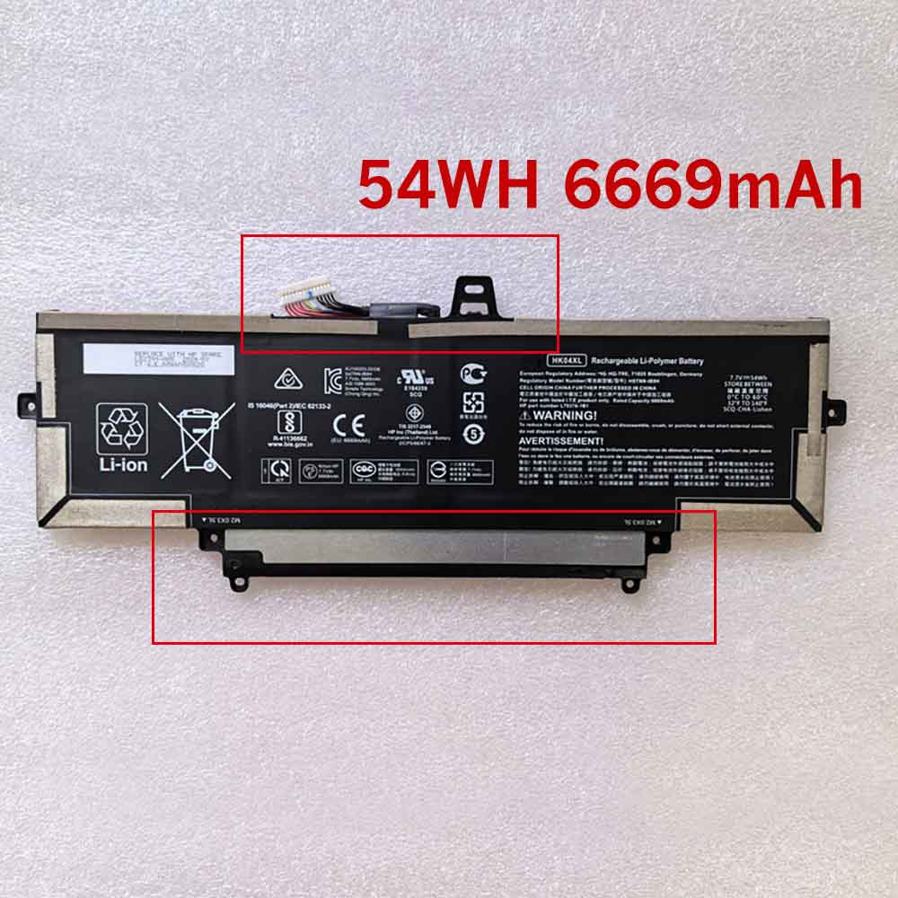 7.7V 54WH 6669mAH HK04XL Laptop Battery for HP EliteBook X360 1030 G7 G8 X360 1040 G7