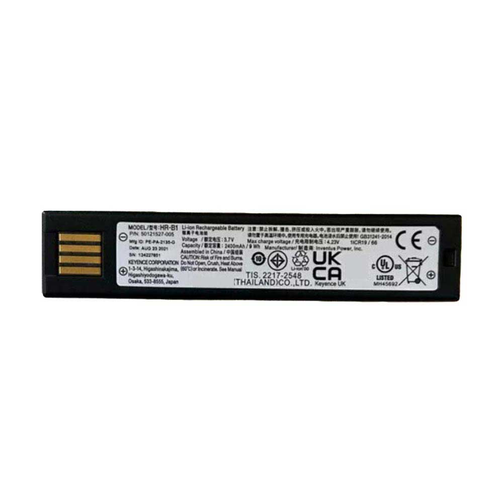 3.7V 2400mAh HR-B1 Barcode Scanners Battery for Keyence HR-100B HR-101B