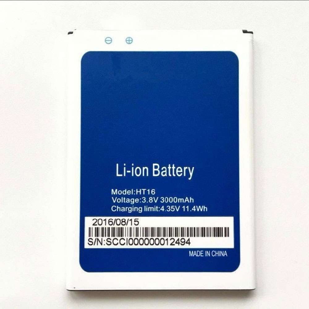 3.8V/4.35V 3000mAh/11.4WH HT16 Smartphone Battery for HOMTOM HT16 Pro
