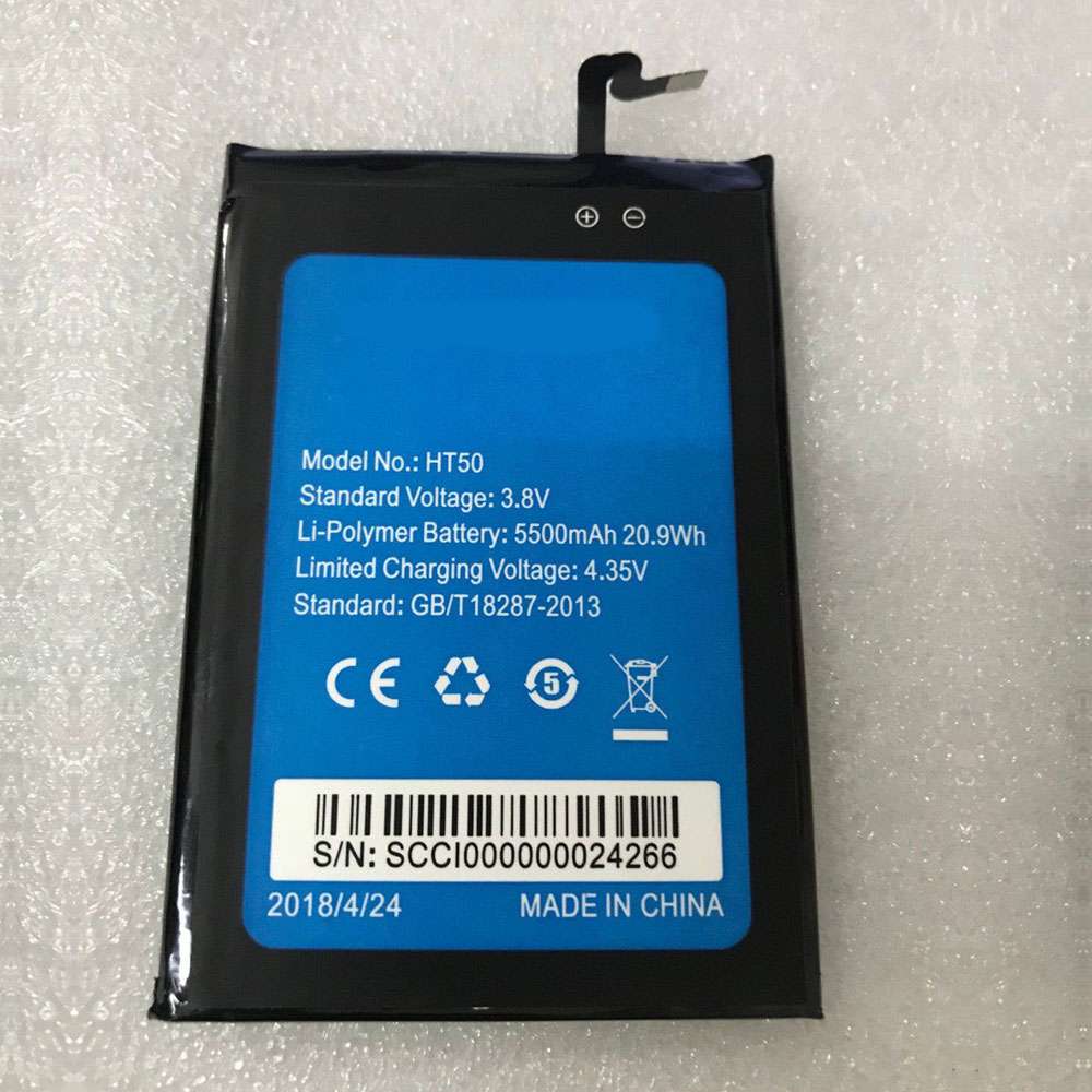 3.8V/4.35V 5500mAh/20.9WH HT50 Smartphone Battery for HOMTOM HT50