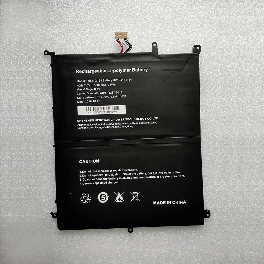 7.6V 5000mAh Chuwi AeroBook 13.3 CWI547 CWI510 Replacement Battery