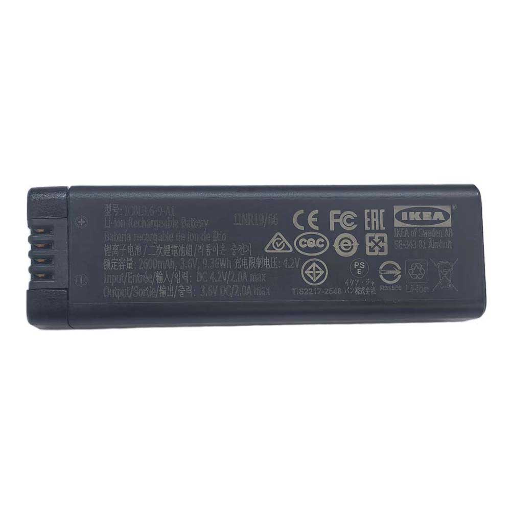 3.6V 2600mAh ICBL3.6-9-A1 Electronic Batteries for Ikea ICBL3.6-9-A1