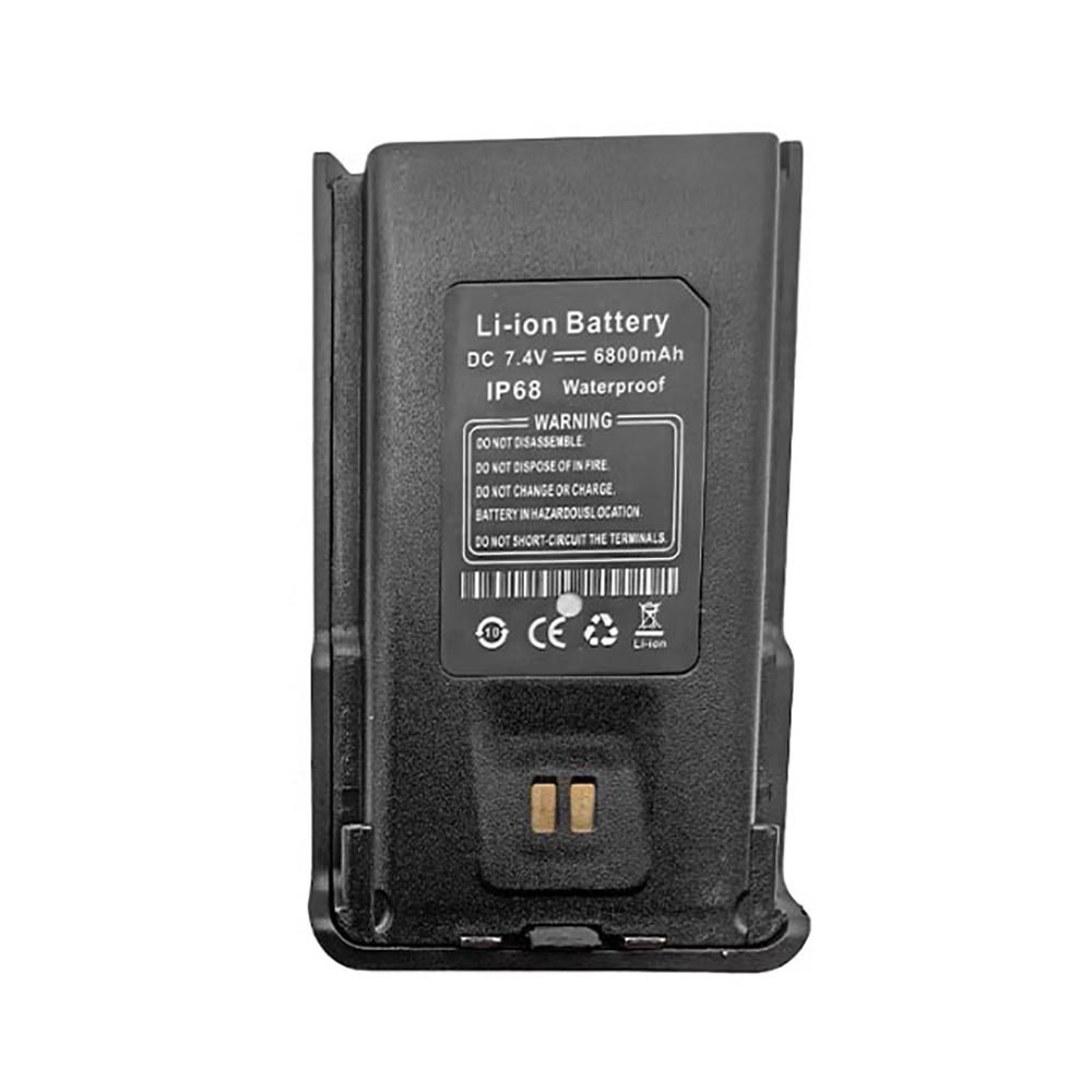 7.4V 6800mAh IP68 Radio Communication Battery for Clarigo DP-666EX IC-M85