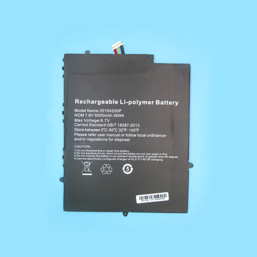 7.6V 5000mAh 30154200P Laptop Battery for Irbis NB133
