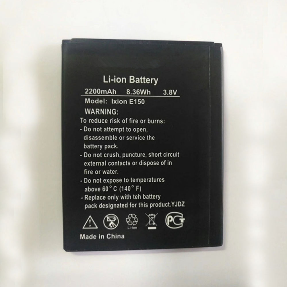 3.7V 1900mAh/7.03WH E150 Smartphone Battery for DEXP Ixion E150
