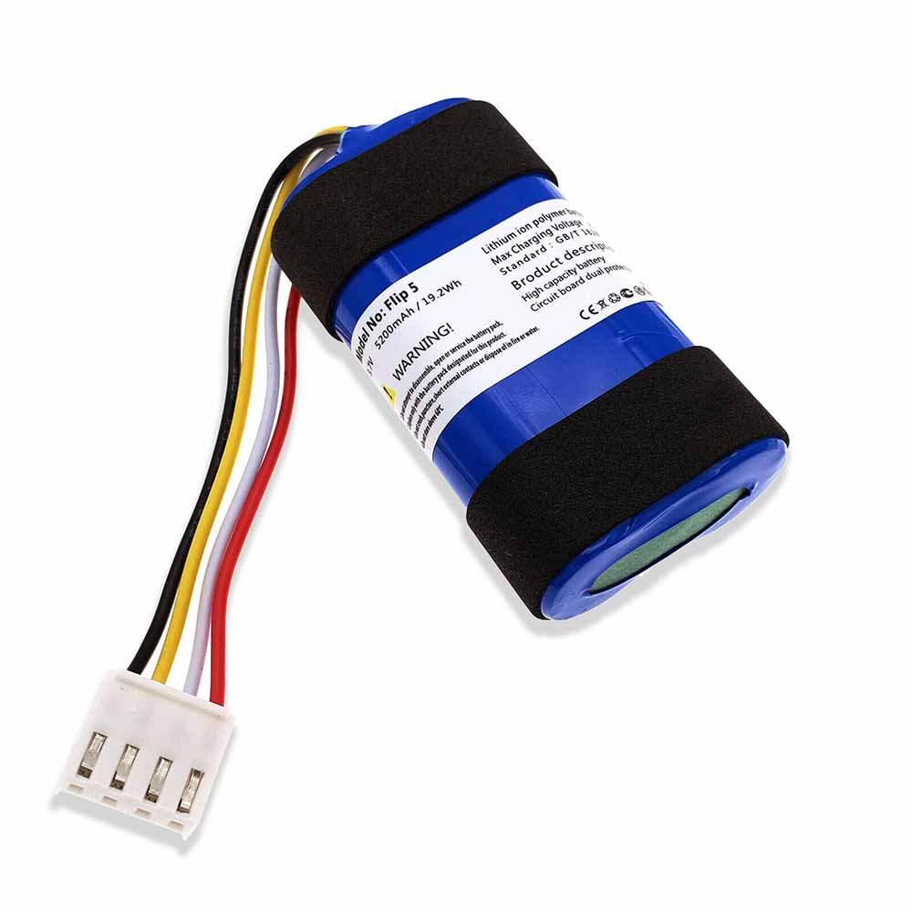 3.7V/4.3V 5200mAh JBL Flip 5 Replacement Battery
