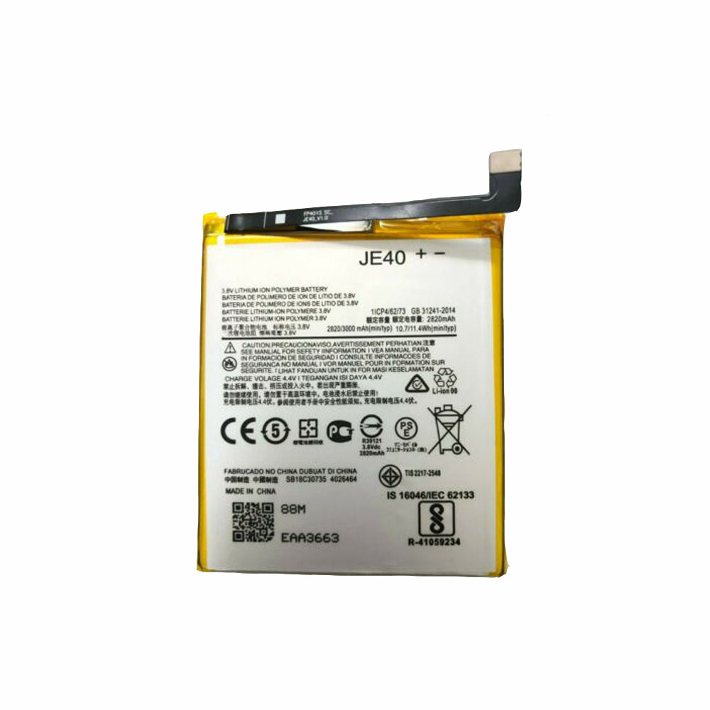 3.8V/4.35V 2820mAh/10.7WH JE40 Smartphone Battery for Motorola Moto G7 Play XT1952 XT1952-1 XT1952-2