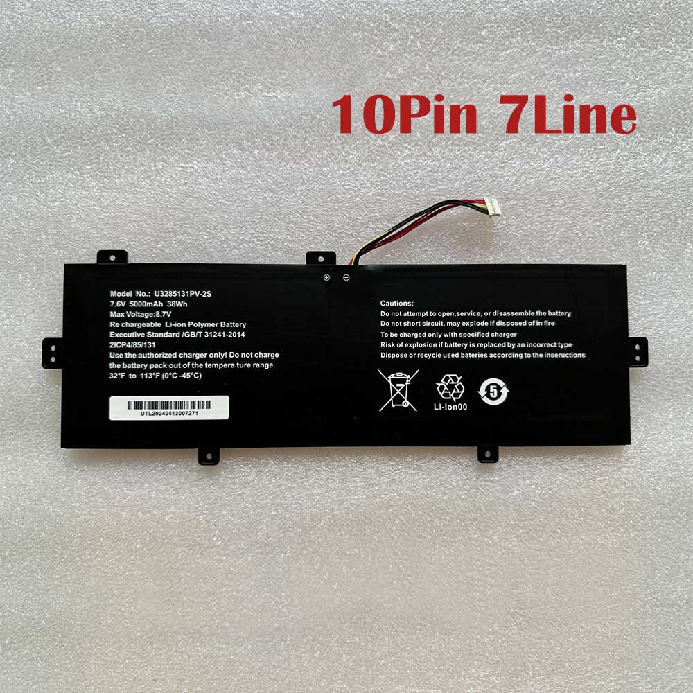 7.6V 5000mAh U3285131PV-2S Laptop Battery for Teclast F7 Plus 2