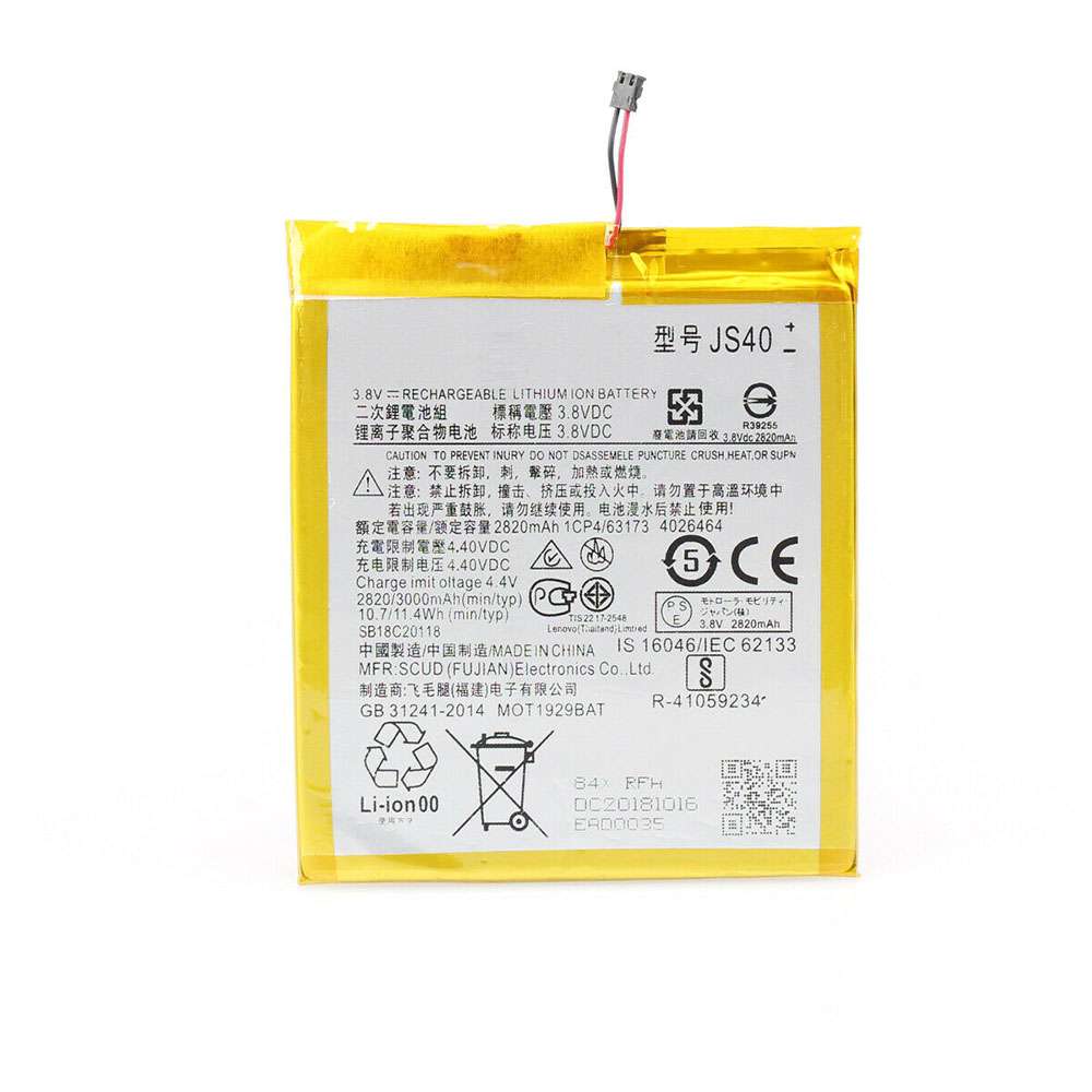 3.8V/4.4V 2820mAh JS40 Smartphone Battery for Motorola Moto Z3 Play XT1929-1 XT1929-4 XT1929-5 XT1929-6