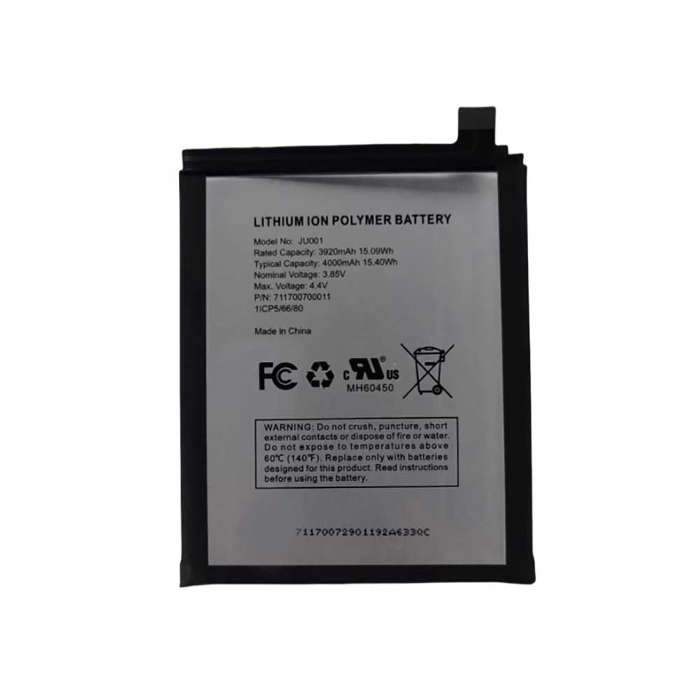 3.85V 4000mAh JU001 Smartphone Battery for Celero REVVL V CRICKET ICON 4(5G)