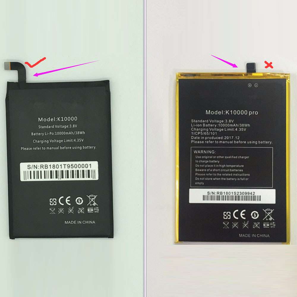 OUKITEL P6 battery