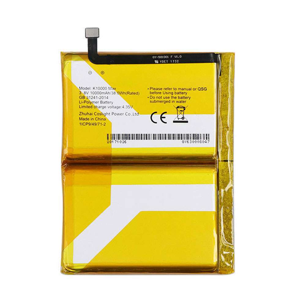 3.8V/4.35V 10000mAh/38WH Oukitel K10000 MAX Phone Replacement Battery