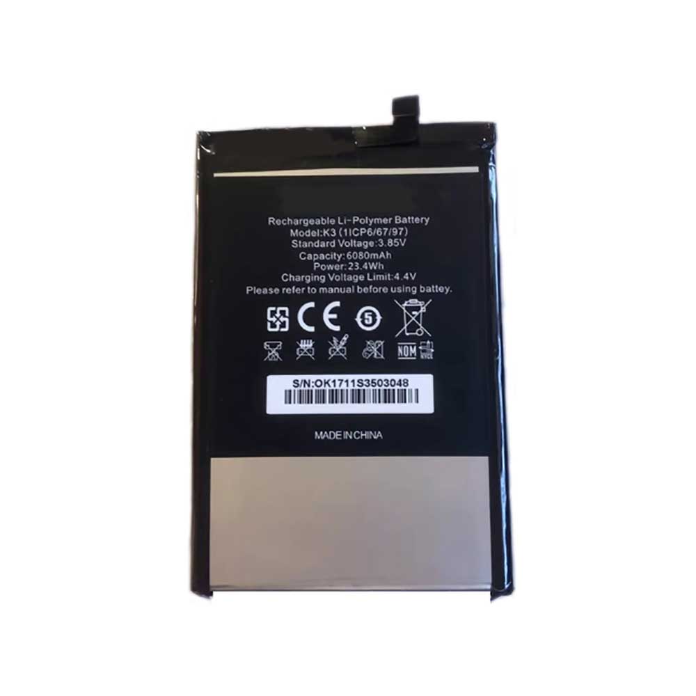 3.85V 6080 mAh/23.4Wh K3 Smartphone Battery for Oukitel K3 Plus