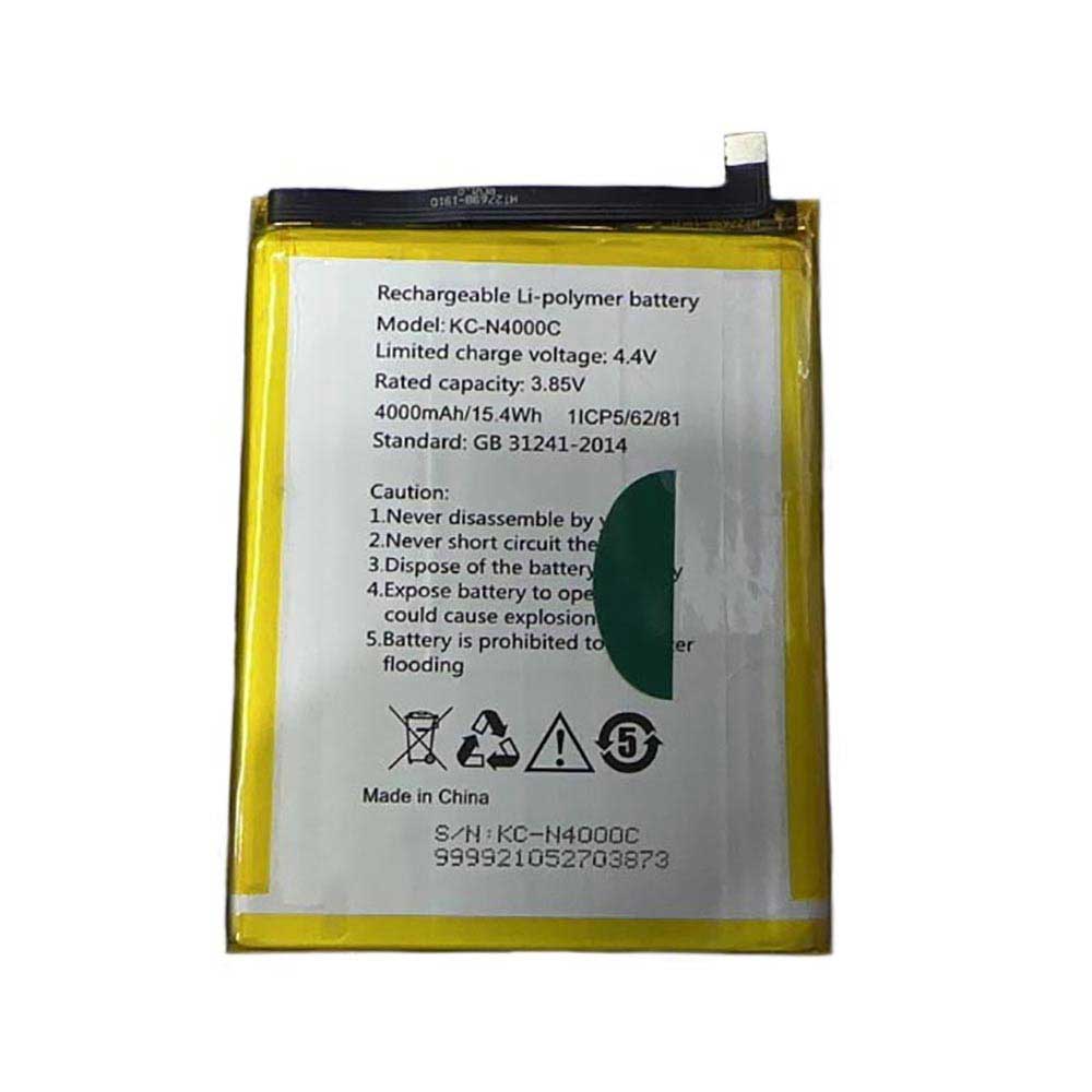 3.85V 4000mAh KC-N4000C Smartphone Battery for Oukitel C22