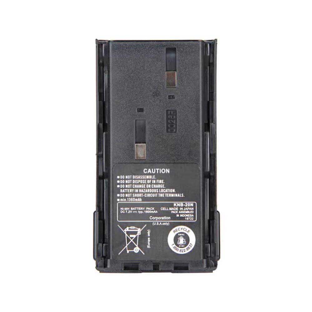 7.2V 1600mAh KNB-20N Radio Communication Battery for Kenwood TK-3107 TK-278G TK-378G