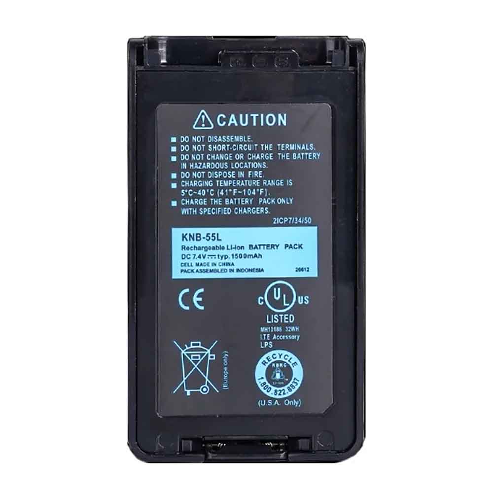 7.4V 1500mAh KNB-55L Radio Communication Battery for Kenwood TK3140 TK3160 TK3148 TK3178