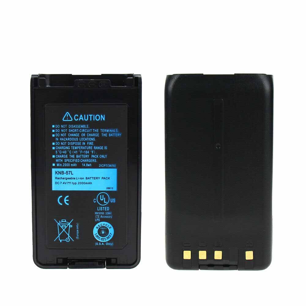 7.4V 2000mAh Kenwood KNB-35L KNB55L TK2360 TK3360K KNB57L Replacement Battery