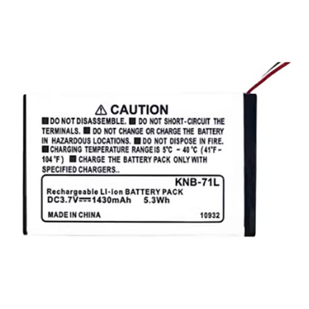 3.7V 1430mAh/5.3Wh KNB-71L Radio Communication Battery for Kenwood PKT-23