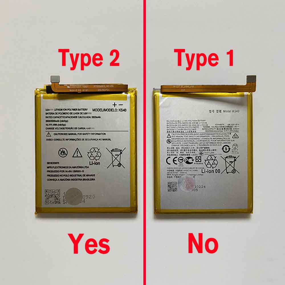 3.8V 2820mAh KS40 Smartphone Battery for Motorola Moto E6 Play XT2029-2 XT2029-1
