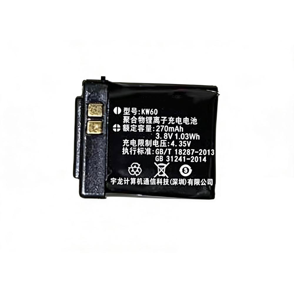 3.8V 270mAh KW60 Smart Watch Battery for COOLPAD KW60 Smart Watch