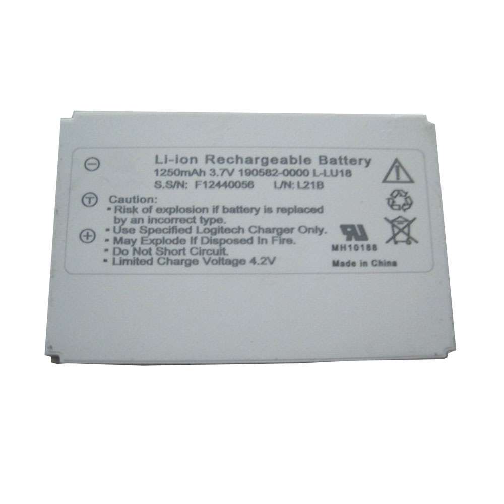 3.7V/4.2V 1250mah/4.5wh L-LU18 Camera Battery for Logitech Harmony Remote 1000 1100 NR