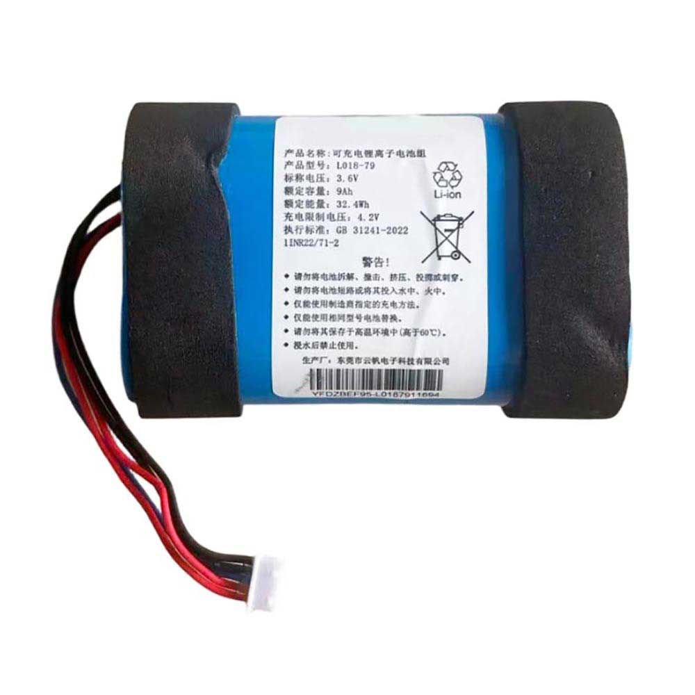 3.6V 9000mAh L018-79 Electronic Batteries for Yunfan L018-79