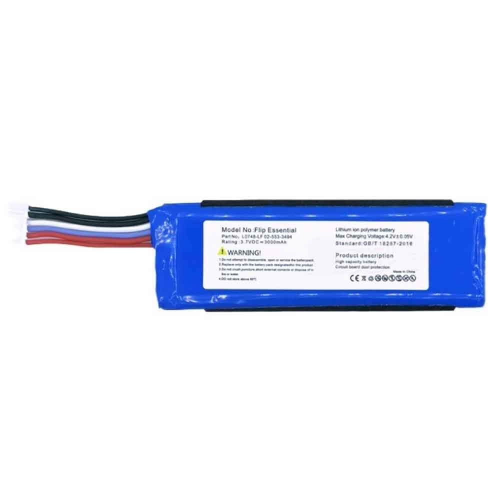 3.7V 3000mAh L0748-LF Headphones Battery for JBL Flip 3 SE