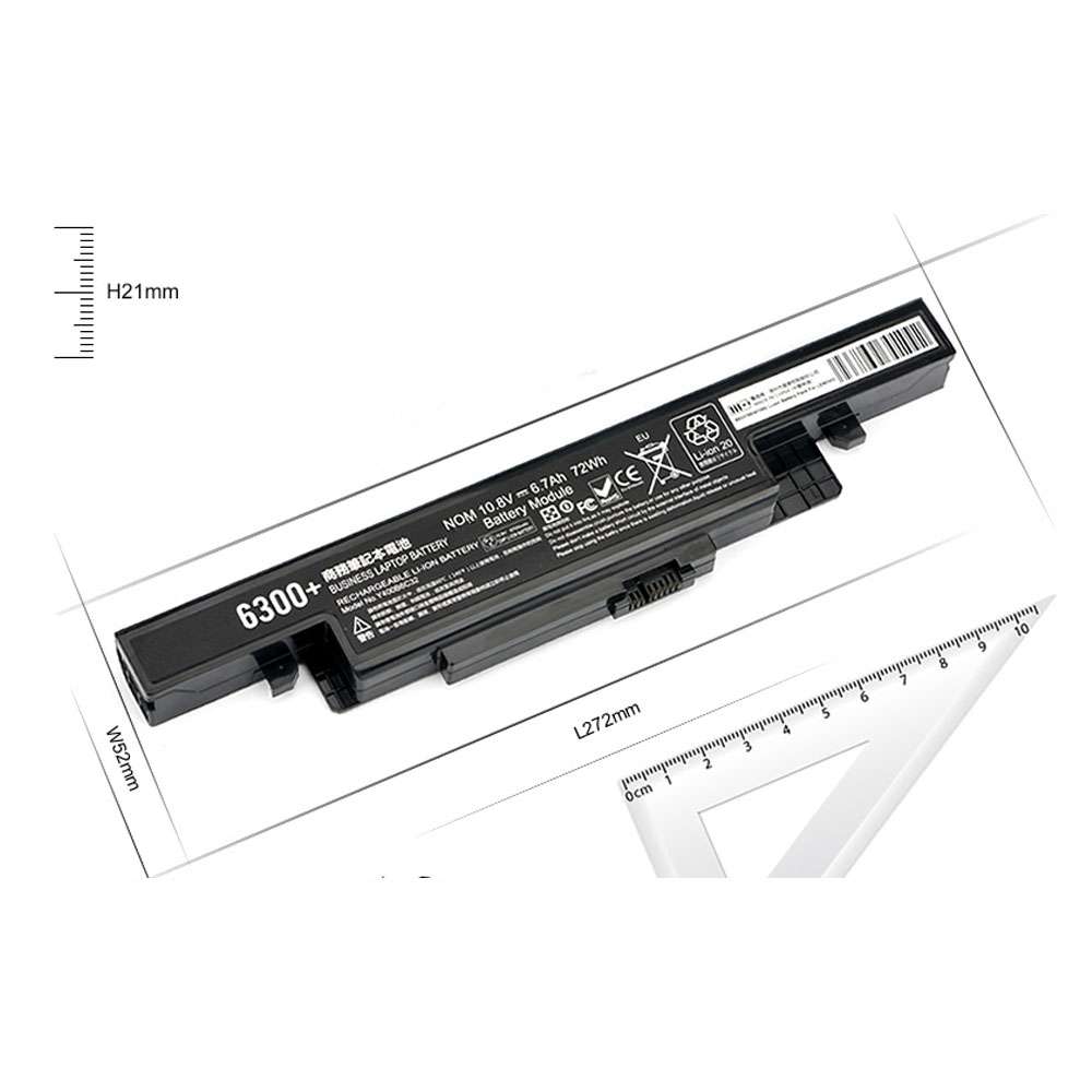 10.8V 6700mAh/72Wh L11L6R02 Laptop Battery for Lenovo IdeaPad Y500 Y510 Y590 6cell