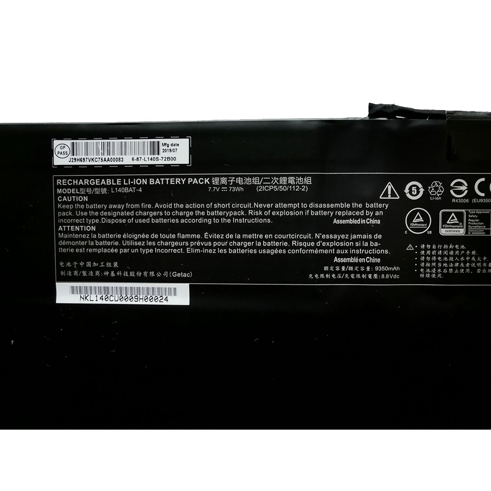 Clevo L140BAT-4 battery