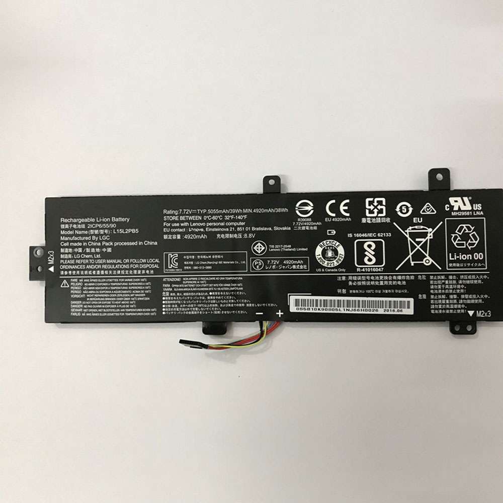 7.72V 30WH L15M2PB5 Laptop Battery for Lenovo IdeaPad 310 510-15ISK