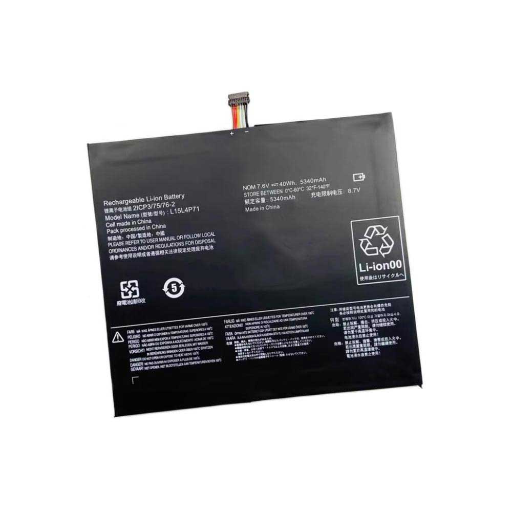 7.6V 5340mAh L15L4P71 Tablet Battery for Lenovo Miix4 Miix 700 700-12ISK Series