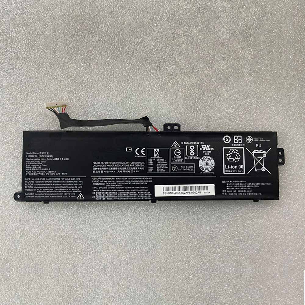 7.5V/8.7V 34Wh 4535mAh L15M2PB0 Laptop Battery for Lenovo Chromebook 100S 11IBY 80QN