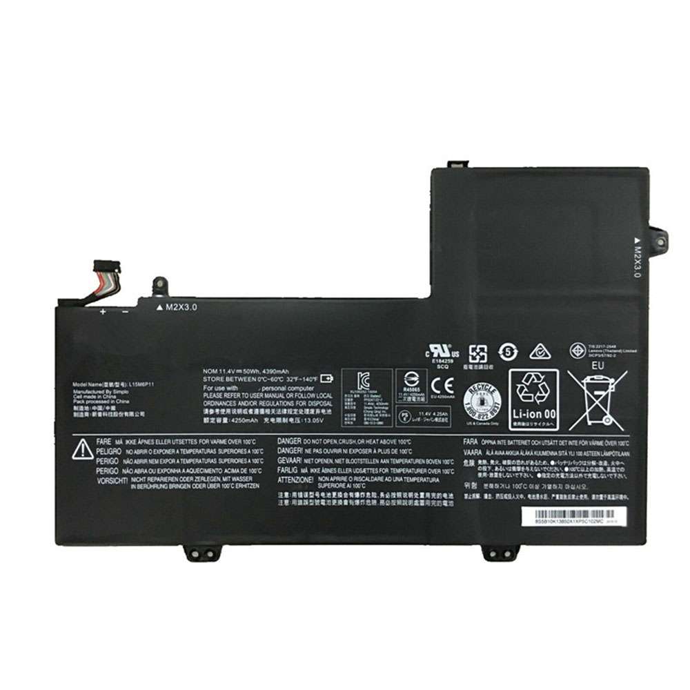 11.4V/13.05V 4390mAh/50WH L15M6P11 Laptop Battery for Lenovo IdeaPad 700S 700S-14ISK
