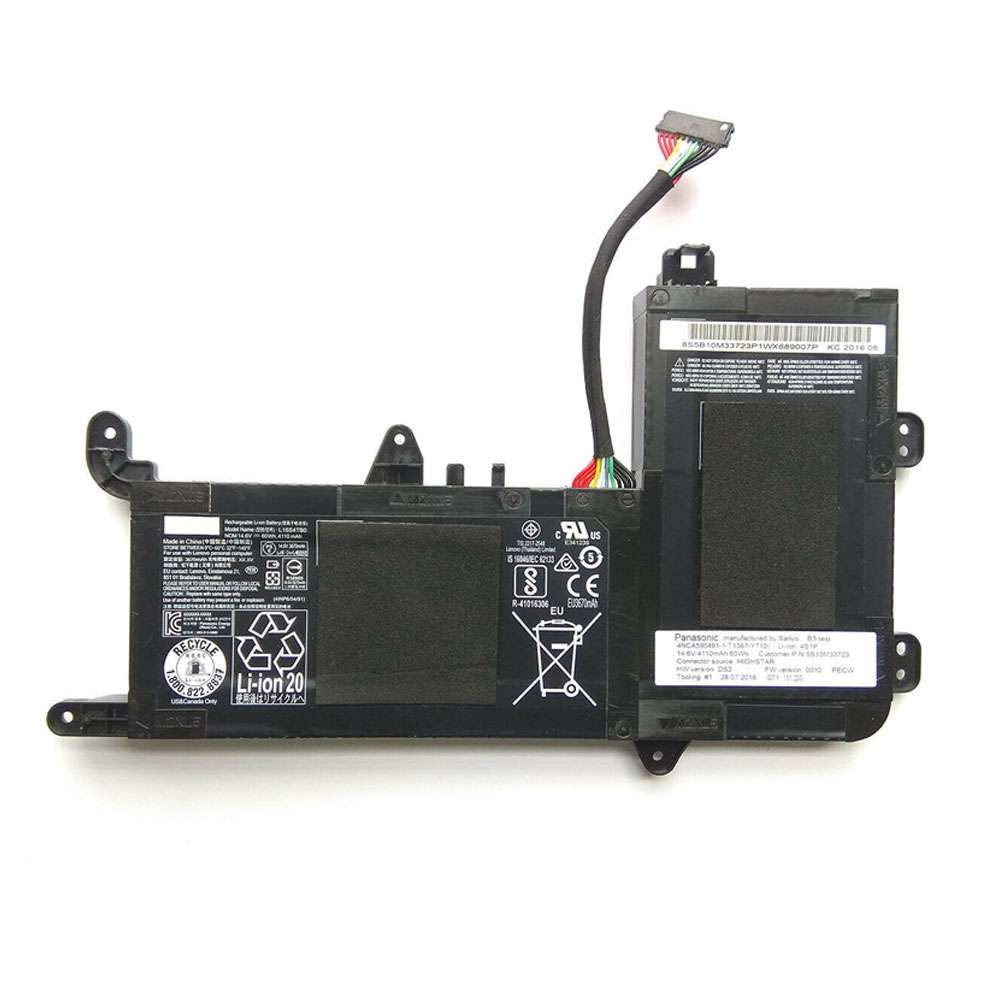 14.6V/15.36V 3910mAh/60Wh L16M4PB0 Laptop Battery for Lenovo Y720-15 Series