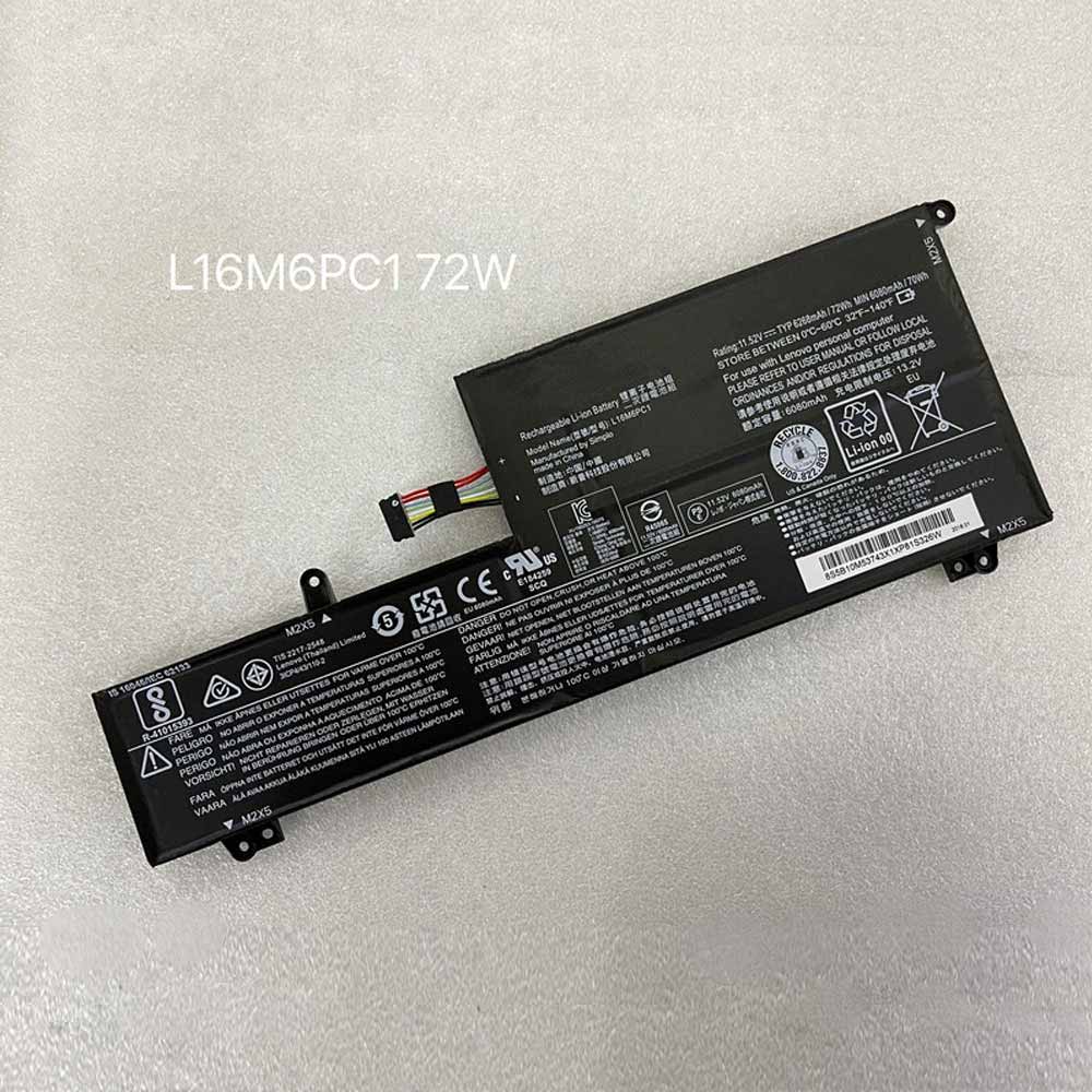 11.52V/4.4V 6268mAh/72WH L16M6PC1 Laptop Battery for Lenovo Yoga 720-15IKB 5B10M53743