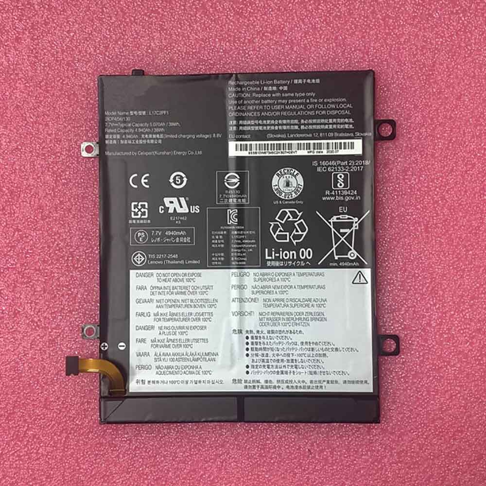 7.7V 5070mAh L17C2PF1 Laptop Battery for Lenovo IdeaPad D330-10IGM