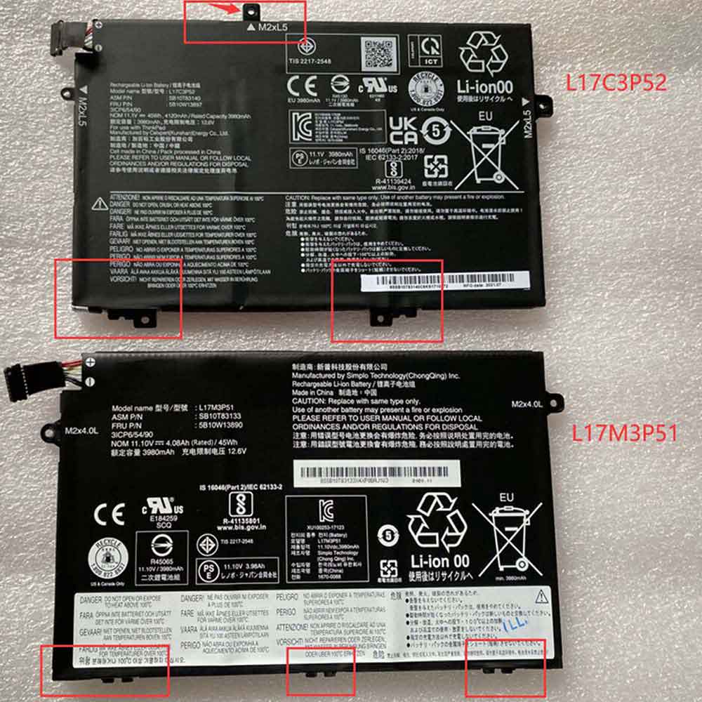 Lenovo ThinkPad L480 20LS0015UK 20LS0016MH battery