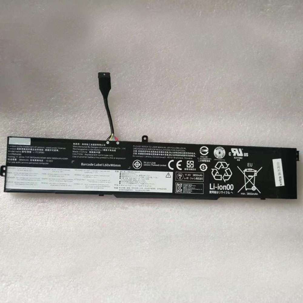 11.25V/13.05V 3895mAh/44WH L17C3PB0 Laptop Battery for Lenovo IdeaPad 330-17ICH 330-15ICH
