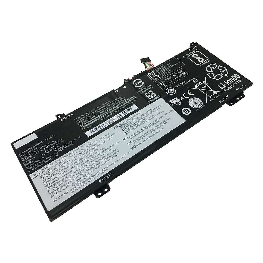 7.68V 5.928Ah/45Wh L17C4PB0 Laptop Battery for Lenovo Flex 6-14 IdeaPad 530s-14IKB