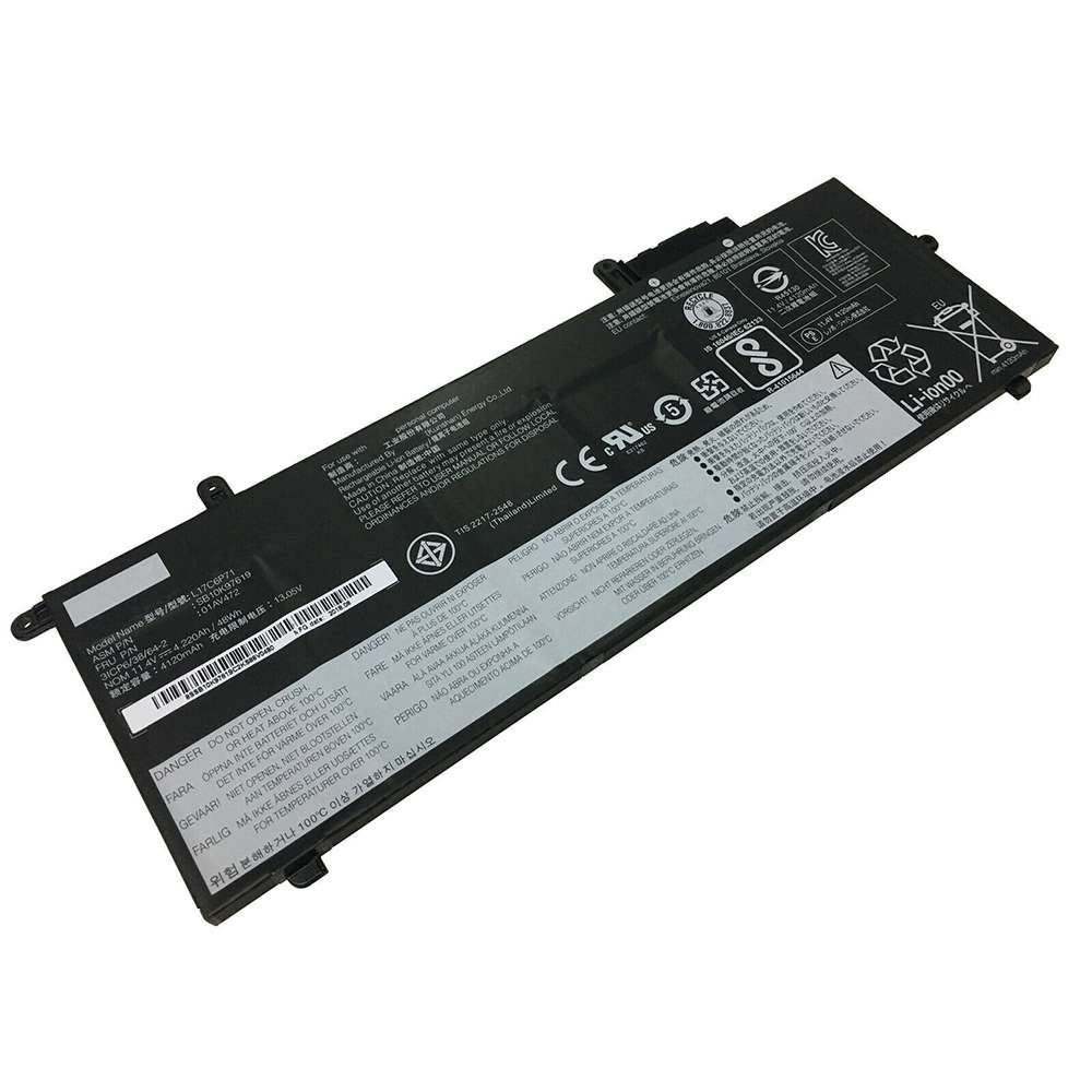 11.4V/13.05V 4120mAh/48WH L17L6P71 Laptop Battery for Lenovo ThinkPad X280