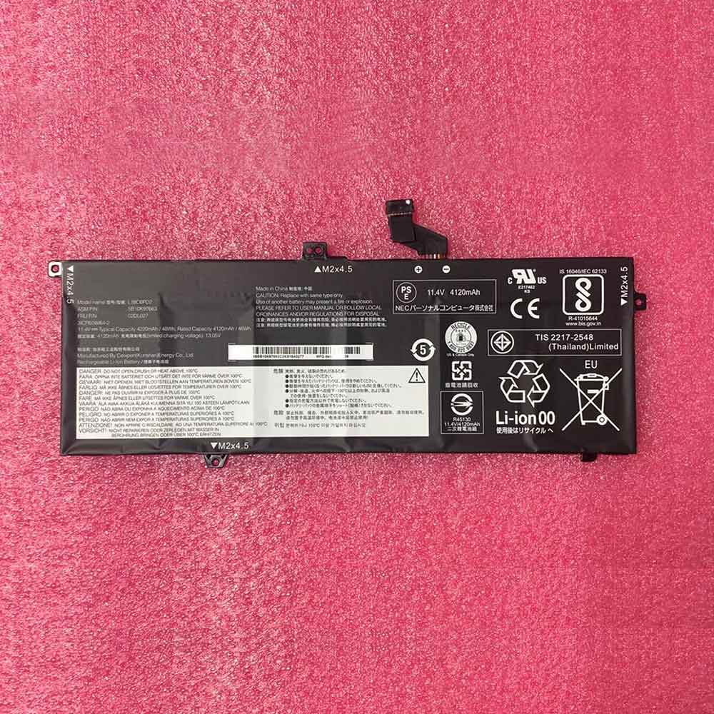 11.4V 4220mAh L18C6PD2 Laptop Battery for Lenovo ThinkPad X390 X395