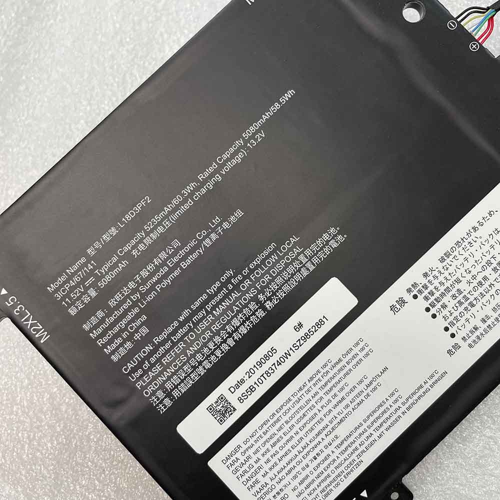 Lenovo Yoga C740-15 C740-15IML battery