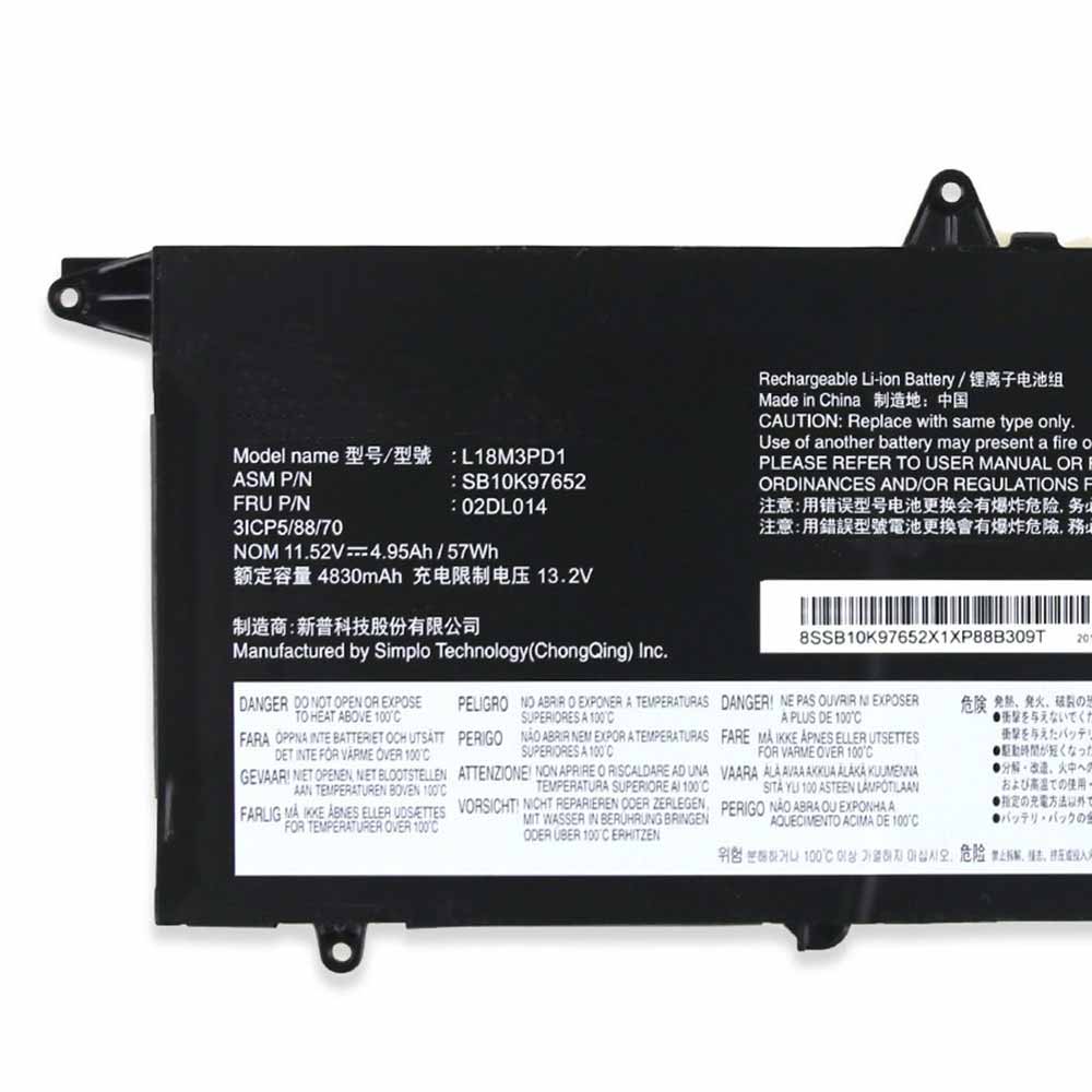 Lenovo ThinkPad T490s T495s battery