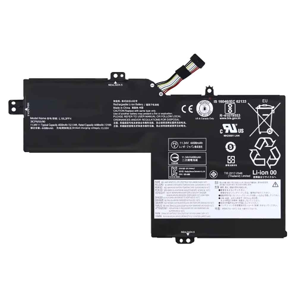 11.34V 4498mAh L18L3PF4 Laptop Battery for Lenovo IdeaPad S540-15IWL S540-IML