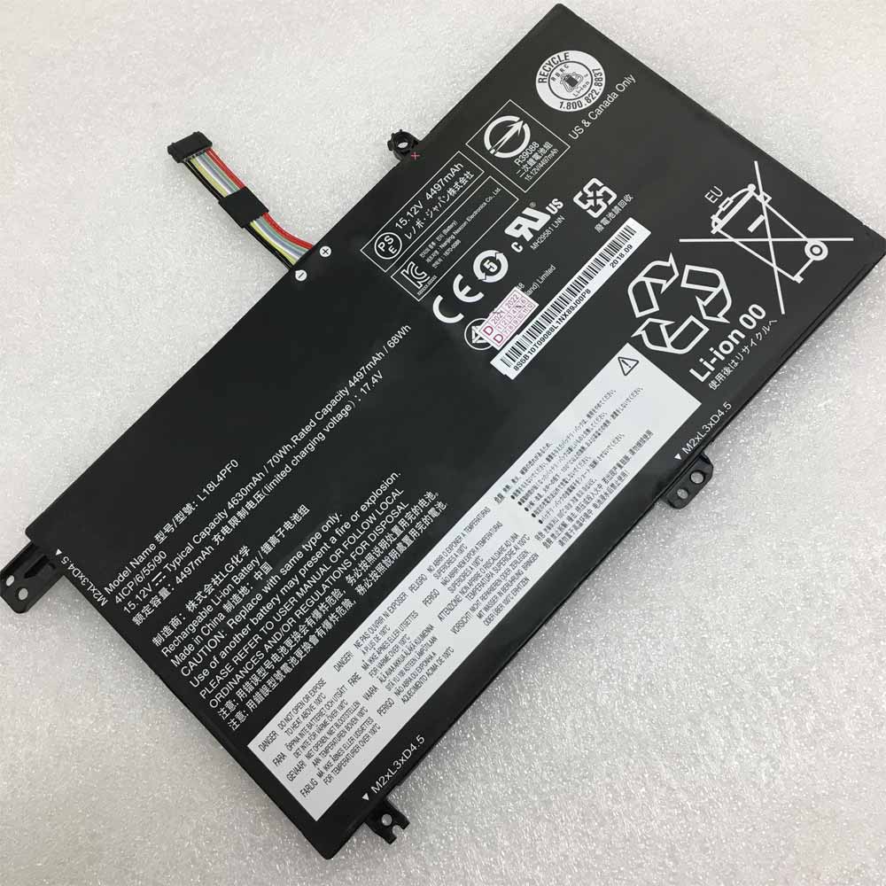 15.12V/17.4V 70Wh 4497Ah L18L4PF0 Laptop Battery for Lenovo xiaoxin Air 15 2019 5B10T09090