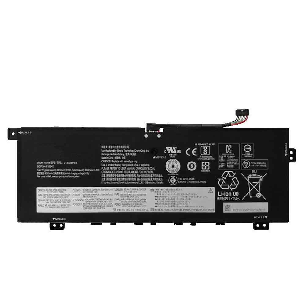 7.72V 6390mAh L18M4PE0 Laptop Battery for Lenovo Yoga C740 14 C740-14IML
