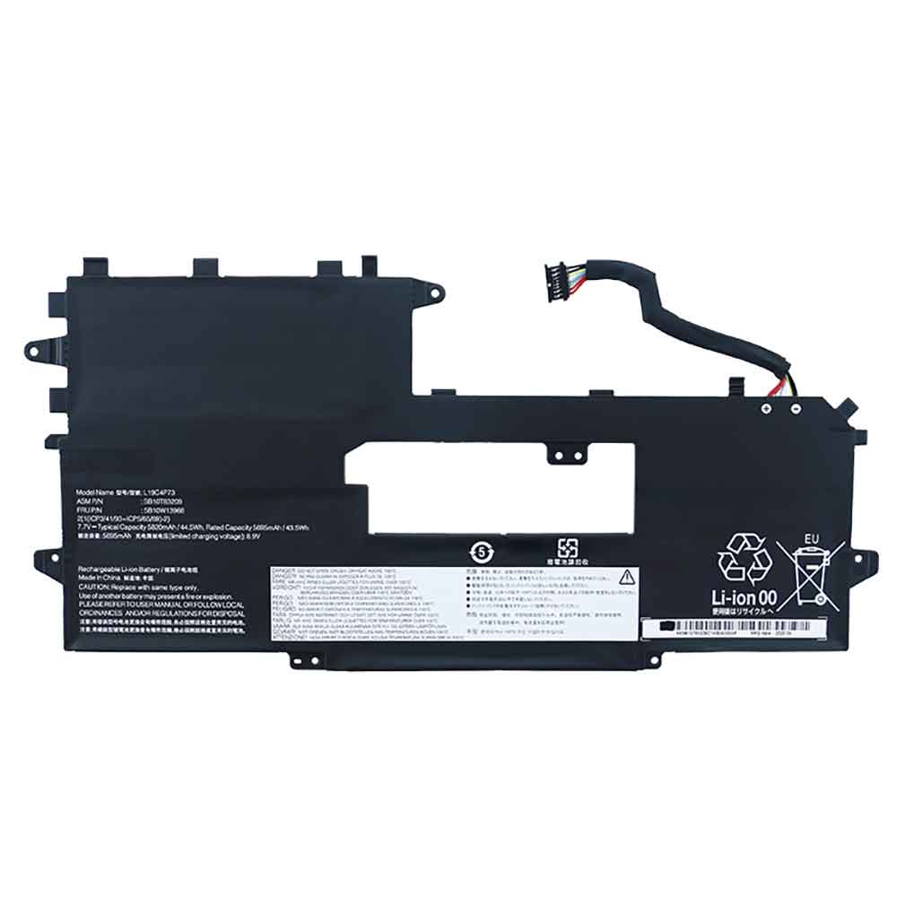7.72V 5770mAh L19M4P73 Laptop Battery for Lenovo ThinkPad X1 Titanium Yoga Gen 1