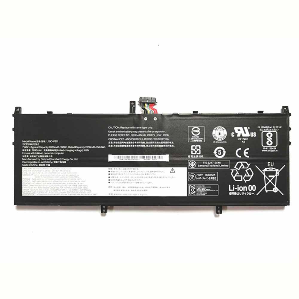 15.2V 7820mAh L19D4PD1 Laptop Battery for Lenovo Yoga C640-13IML Yoga C640-13IML LTE